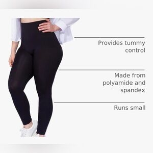 Shapermint Black Tummy Control Leggings